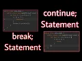 What is Continue and Break Statement in Java Full Explain in Hindi