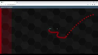 2D HTML5 Multiplayer Snake Game w Bots - UDP WebRTC