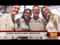 Husker volleyball team treated to 5 course beef meal
