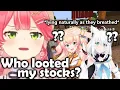Download Lagu Fubuki \u0026 Nene Acting as If Nothing Happened After Looting Miko's Stocks (Holo Money-Making Survival)