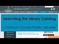 Basic Searching in the Library Catalog