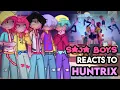 Download Lagu SAJA BOYS react to HUNTRIX | PART 1 | 2k likes for part 2!