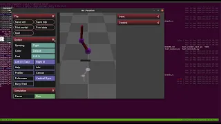 MuJoCo Simulate Python Bindings - Double Pendulum Demonstration