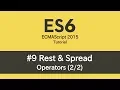 ES6 Tutorial - Rest Spread Part 2