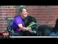 Women at Logan Correctional help train service dogs