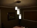 Hampton Bay 3-Light Brushed Nickel Mini Pendant 09797-4