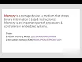 unit-1 part-7 memory concept in embedded systems