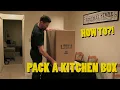 How to Pack Kitchen Items for Moving - How to Pack a Dish Barrel Box
