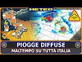 Lagu Meteo: Piogge Forti e Diffuse – Previsioni Fino al 23 Ottobre