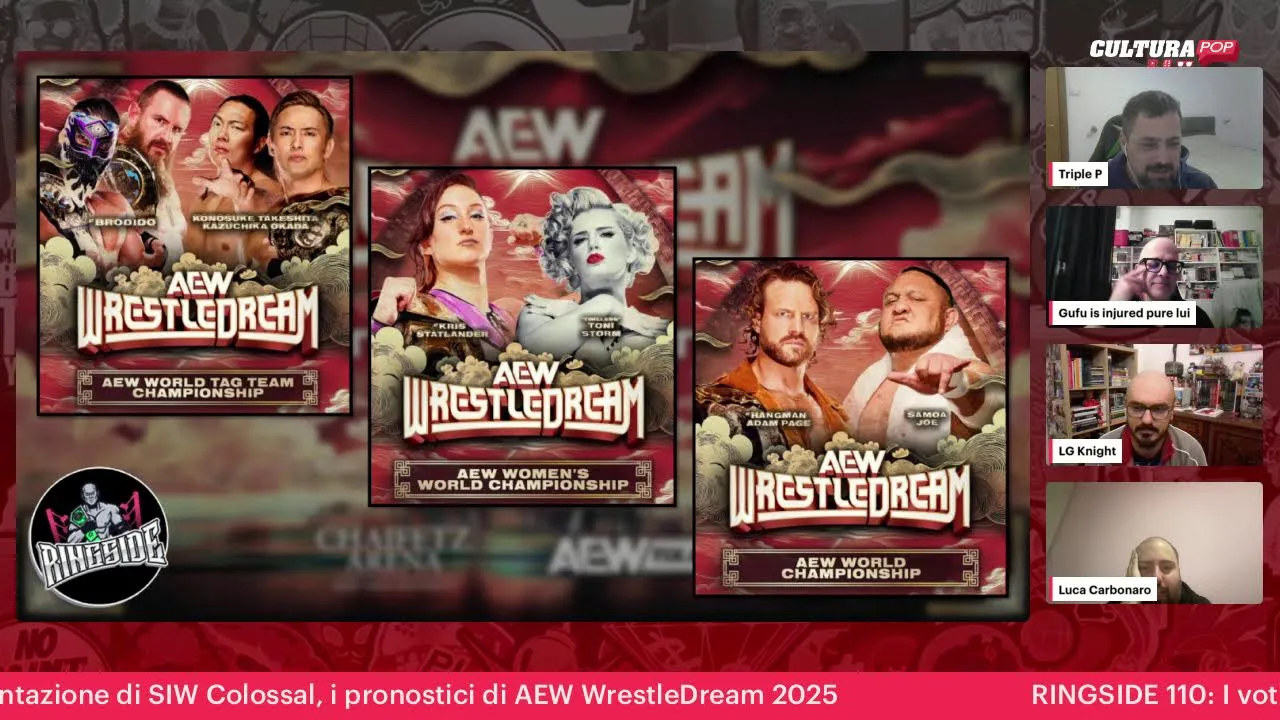 Anteprima di RINGSIDE 108: La AEW compie 6 anni, WWE Crown Jewel,la TNA invade NXT e tanto altro...
