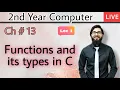Functions and Their Types in in 2nd Year Computer Chapter 13 ICS Part 2