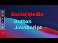 Social Media Buttons HTML CSS JavaScript How to make Social Media Navigation Button HTML CSS JS