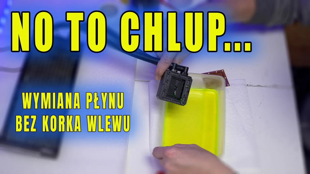 Wymiana płynu w chłodzeniu AiO bez korka wlewu - krok po kroku.
