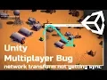 Network Transform not getting sync - Unity Multiplayer Bug