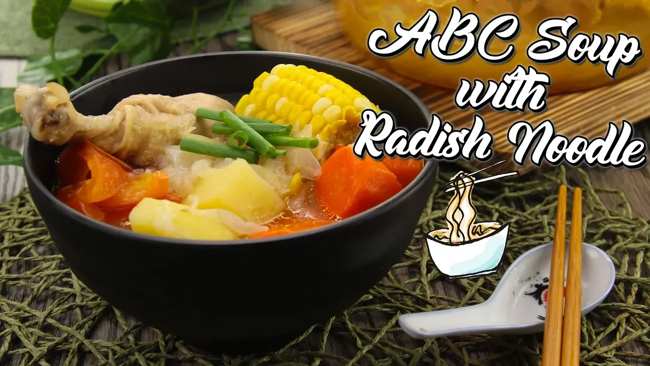 How To Make ABC Soup With Radish Noodle   Share Food Singapore