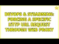 DevOps SysAdmins Forcing a specific HTTP URL request through web proxy