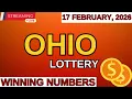 Ohio Midday Lottery Results For - 17 Feb 2026