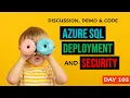 Azure SQL Deployment and Security - Part 2 resource firewall DB automation