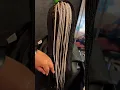 Box Braids Ponytail Braids Boxed Braids with Shaved Sides Crispy Braids