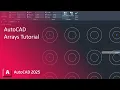 AutoCAD ARRAY Tutorial For BEGINNERS