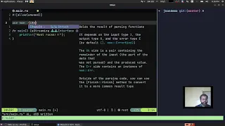 Building a JSON parser in Rust using parser combinators