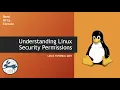 Linux Permissions Linux tutorial 2021 linux masterclass