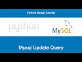 Python-Mysql update query