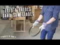 How to Fold Unfold Band Saw Blades Tricks of the Trade