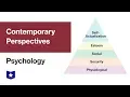 Contemporary Perspectives Psychology