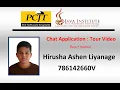 React Native Chat Application Tour Java Institute Hirusha Ashen Liyanage