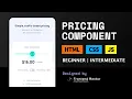 Interactive Pricing Component Tutorial - Frontend Mentor