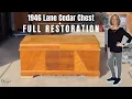 Restoring an 80 year old Lane Cedar Hope Chest