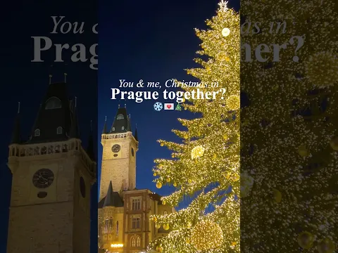You & me, Christmas in Prague together? ❄️💌🎄