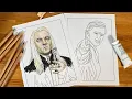 Creating Realistic Drawings in a Harry Potter Coloring Book using Pastels