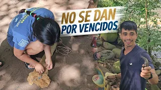 Alma les demuestra a los chicos como se agarra pescados 🐟💪🏻