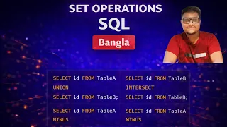 PART 21 SET OPEREATION IN SQL WITH PRACTICAL IMPLEMENTATION BANGLA