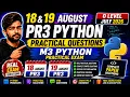 18 and 19 August PR3 Python Practical Questions M3 Python Practical Exam O Level July 2026