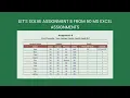 Assignment 8 - Let s solve Assignment 8 from 50 ms excel assignments