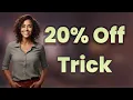 What s the Quickest Way to Calculate 20 Off