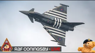 LIVE EUROFIGHTER TYPHOON FGR4 ACTION BOMBER COUNTY • QRA STATION RAF CONINGSBY 24.02.25