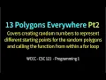 13 Polygons Everywhere Python Turtles Pt2