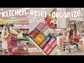 EARLY FALL KITCHEN RESET shop with me pantry organization FULL meal prep