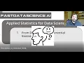 Applied Statistics for Data Science Understanding Inferential Statistics in Modern Machine Learning