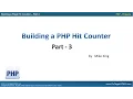 33003 - Building a PHP Hit Counter