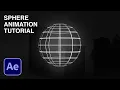 How to make a SPHERE ANIMATION in AFTER EFFECTS Tutorial