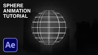 How to make a SPHERE ANIMATION in AFTER EFFECTS Tutorial