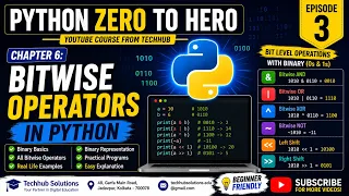 Python Zero to Hero Chapter 6 Bitwise Operators in Python Python Tutorial for Beginners