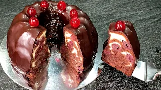 Немецкий Кекс-Чизкейк "ЧЁРНЫЙ ЛЕС"! Нереально Вкусно, Просто и Быстро! Всегда получается!