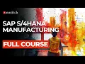 Lagu SAP S/4HANA Manufacturing (aka. SAP PP) Full Course | ZaranTech