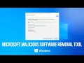 How To Use Microsoft Malicious Software Removal Tool Complete Tutorial
